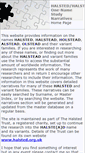 Mobile Screenshot of halstedresearch.org.uk